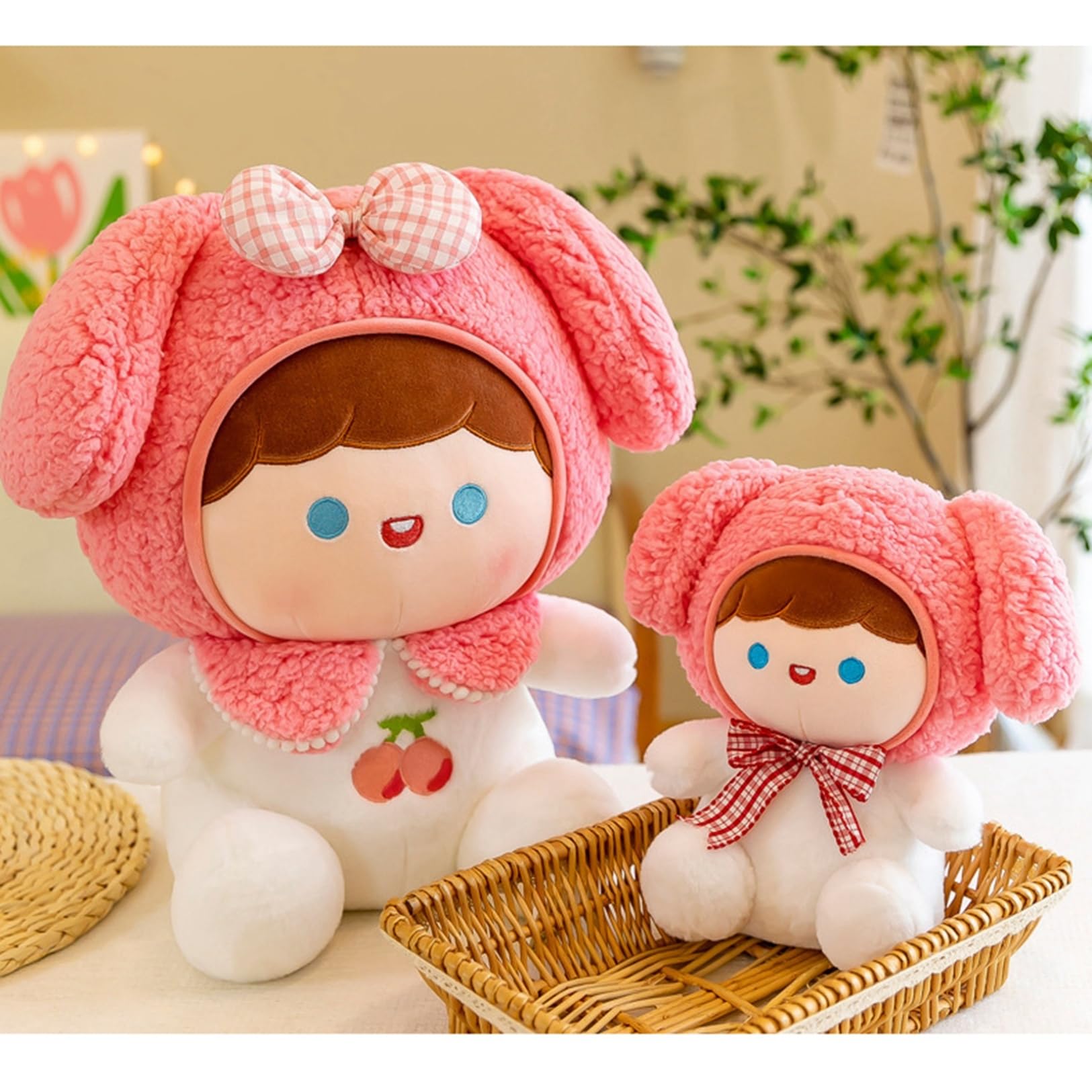 ヴィンテージ うさぎ ぬいぐるみ リアルで可愛い赤ちゃん人形 アメリカ ヴィンテージ うさぎ ぬいぐるみ リアルで可愛い赤ちゃん人形